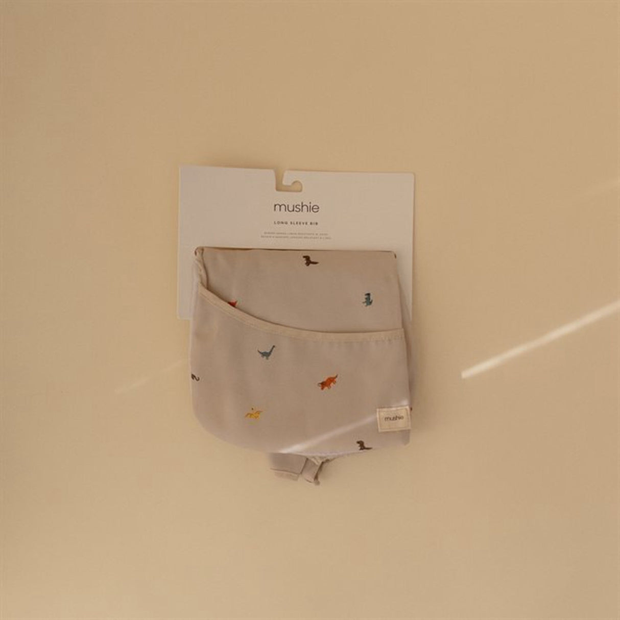 Mushie Dino Long Sleeve Bib
