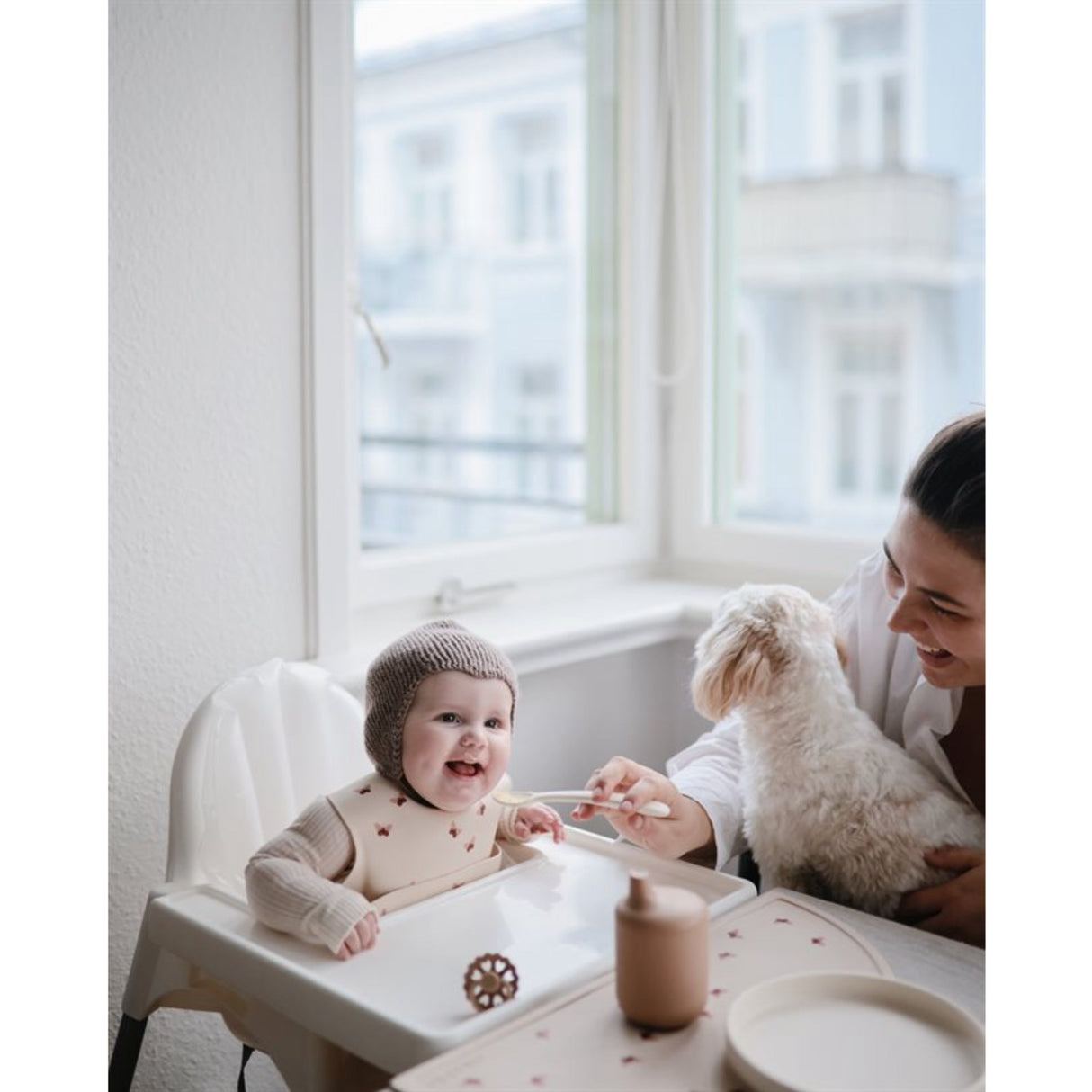 Mushie Bees Silikon Haklapp