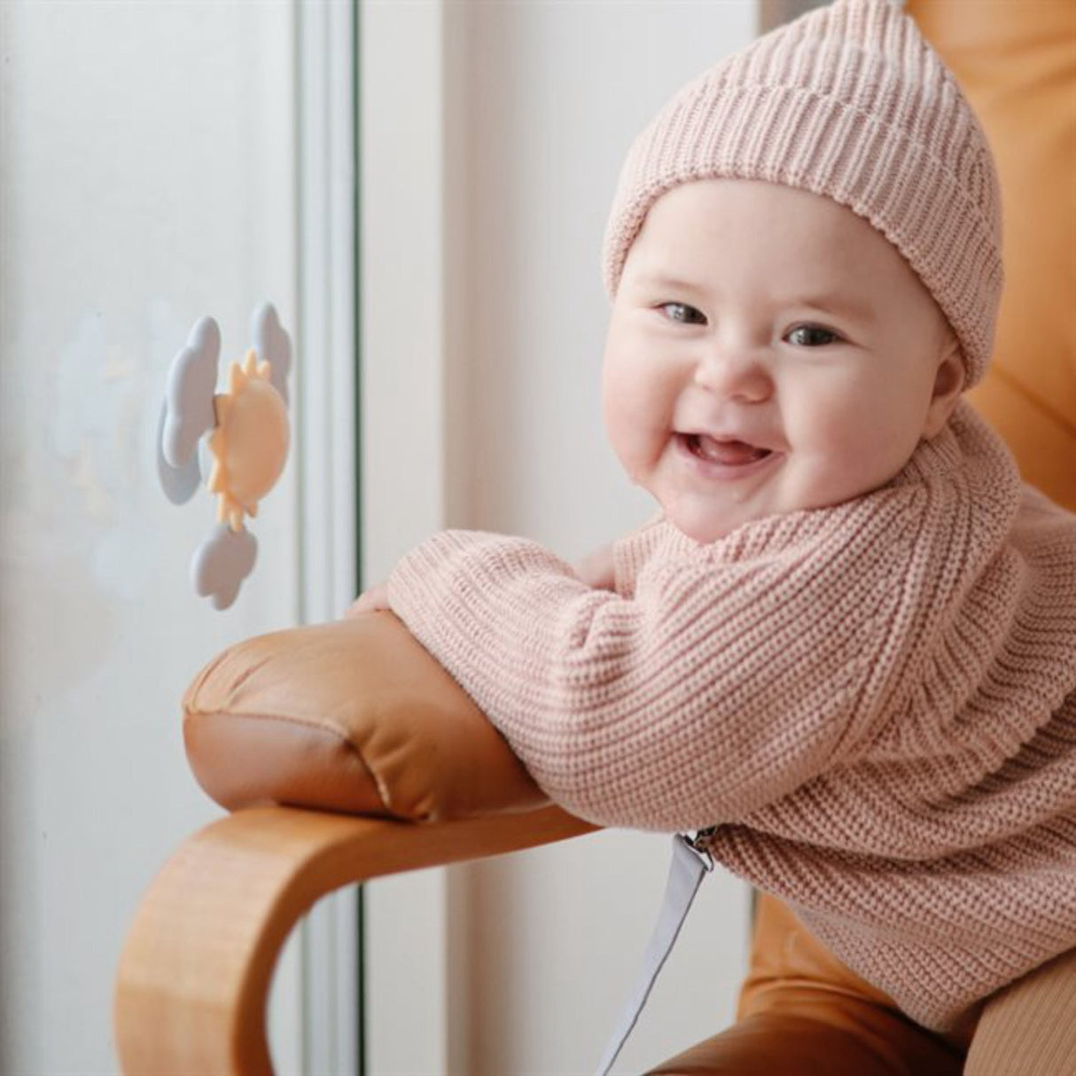 Mushie Sunshine Suction Spinner Leksak