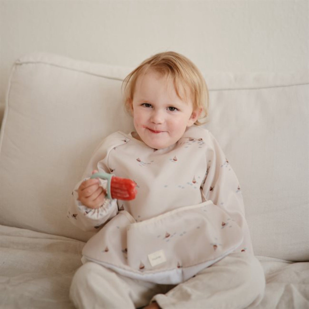 Mushie Cambridge Blue Toddler Ice Pop Tray