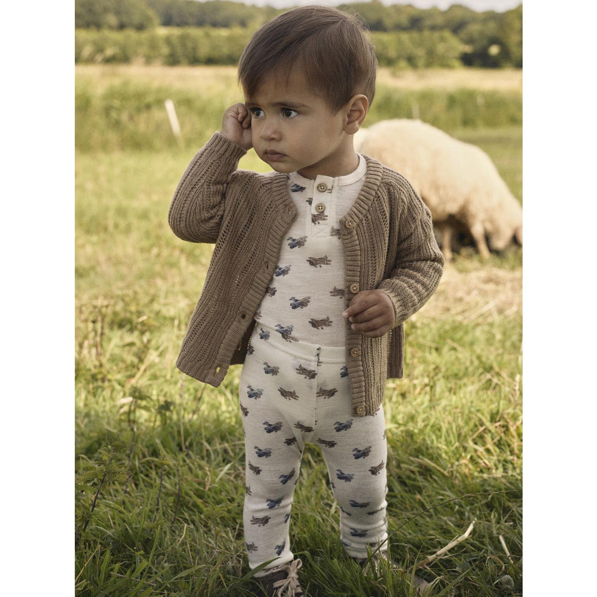 Lil'Atelier Tigers Eye Nbmnomo Ls Stickad Card Lil