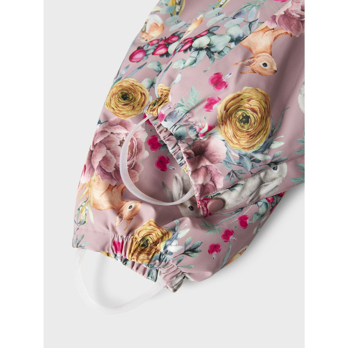 Name It Woodrose Flower Rabbit Nmfsnow10 Dräkt Aop Fo Noos