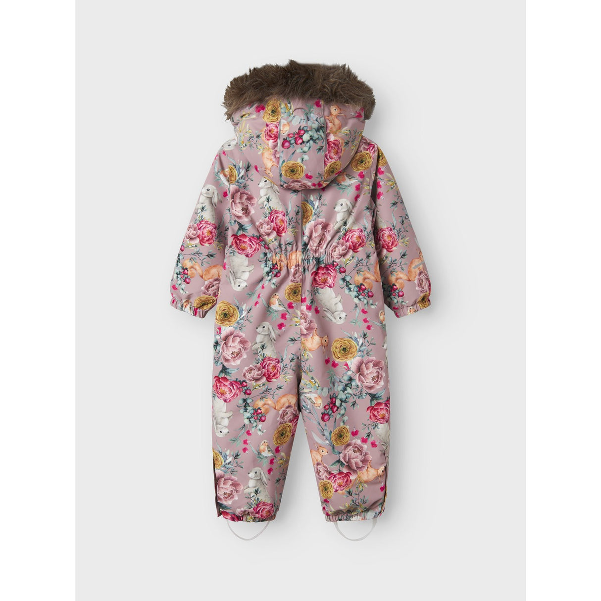 Name It Woodrose Flower Rabbit Nmfsnow10 Dräkt Aop Fo Noos