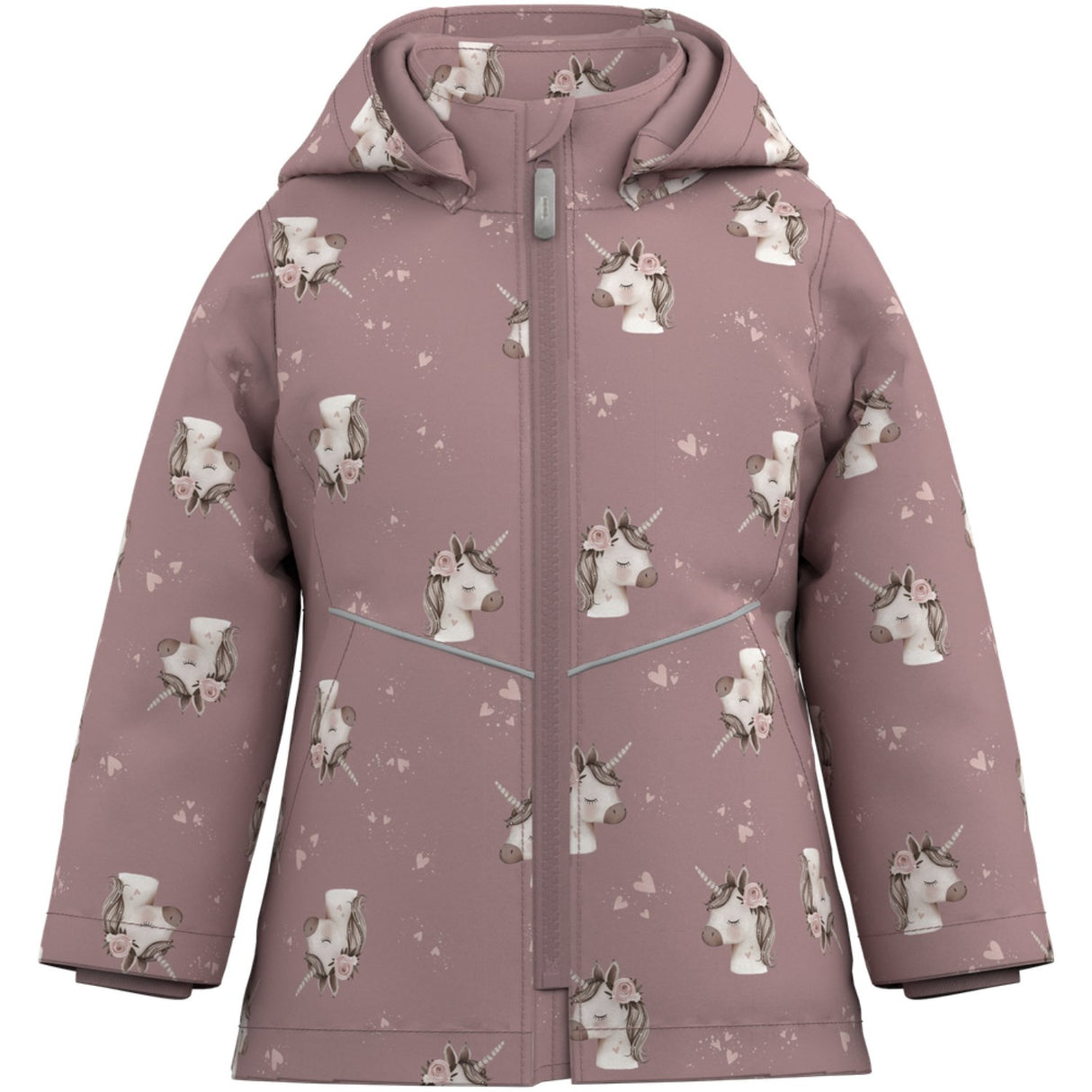Name It Woodrose Unicorn Nmfmaxi Pa Jacka Aop Noos