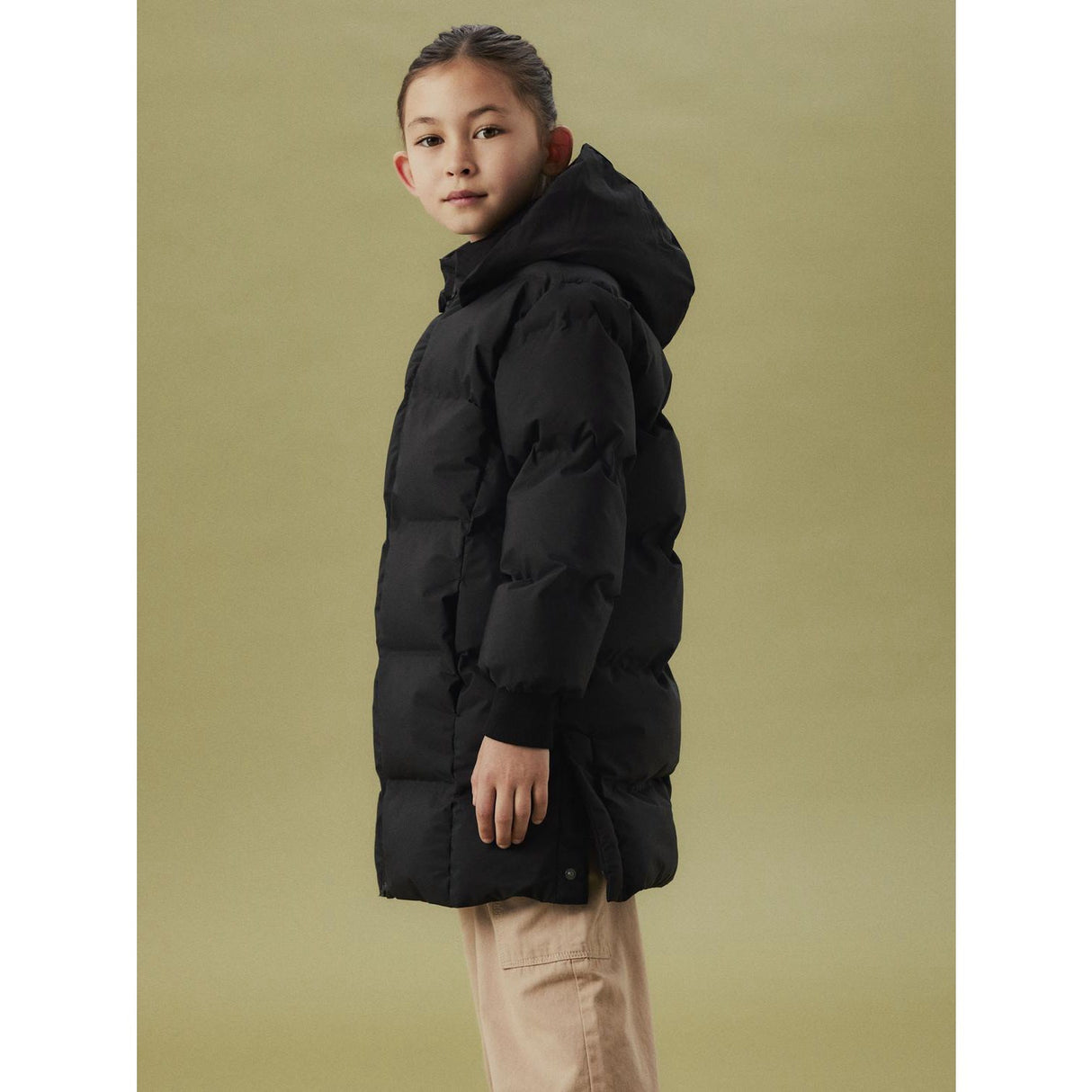 Name It Black Nkfmusk Puffer Jacka Long Tb