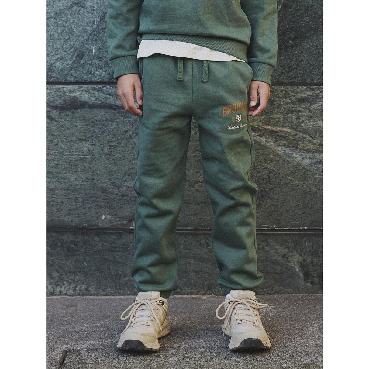 Name It Garden Topiary Nkmnewi Nreg Sweat Byxor Bru