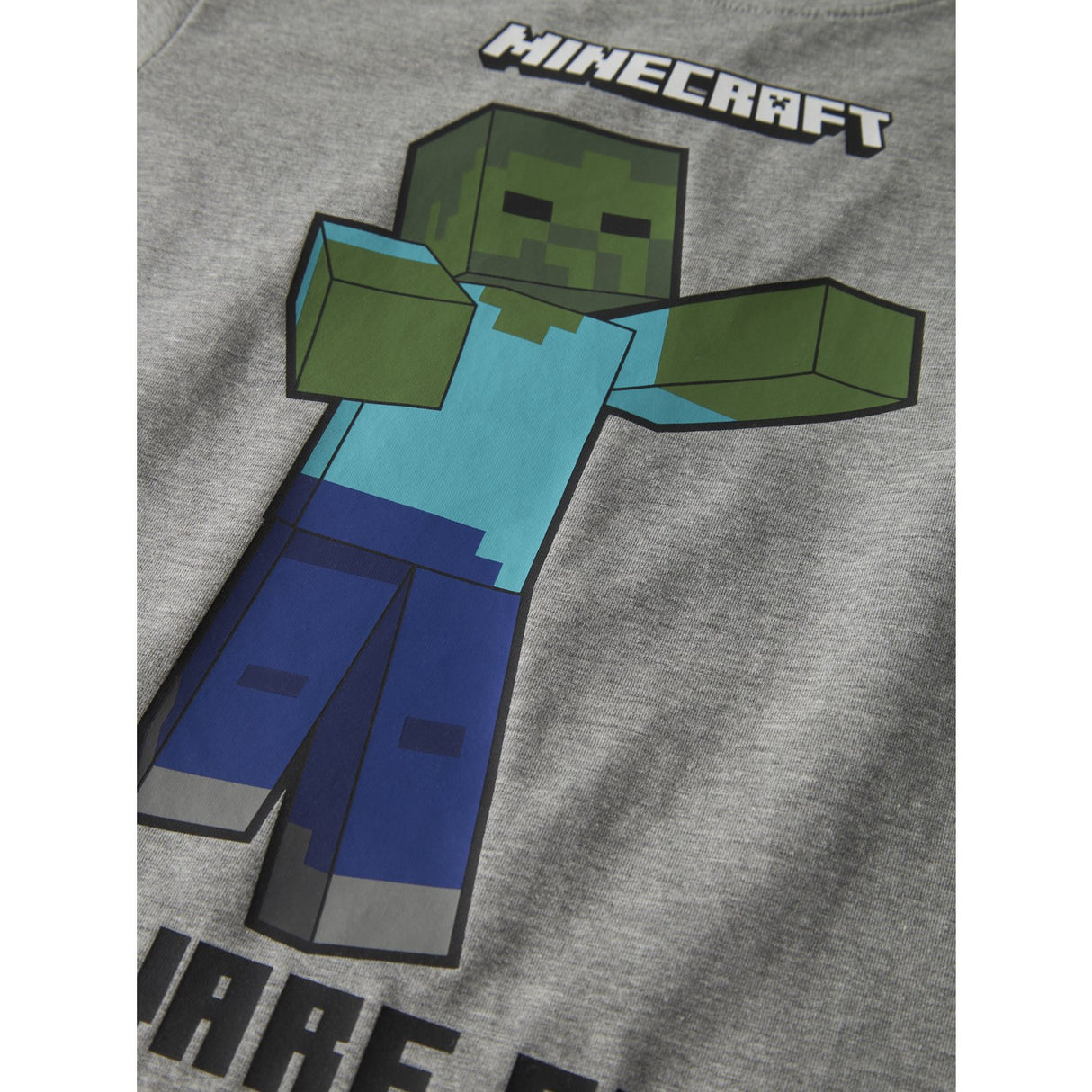 Name It Grey Melange Nkmsumba Minecraft Ss Nreg Topp Box Bfu