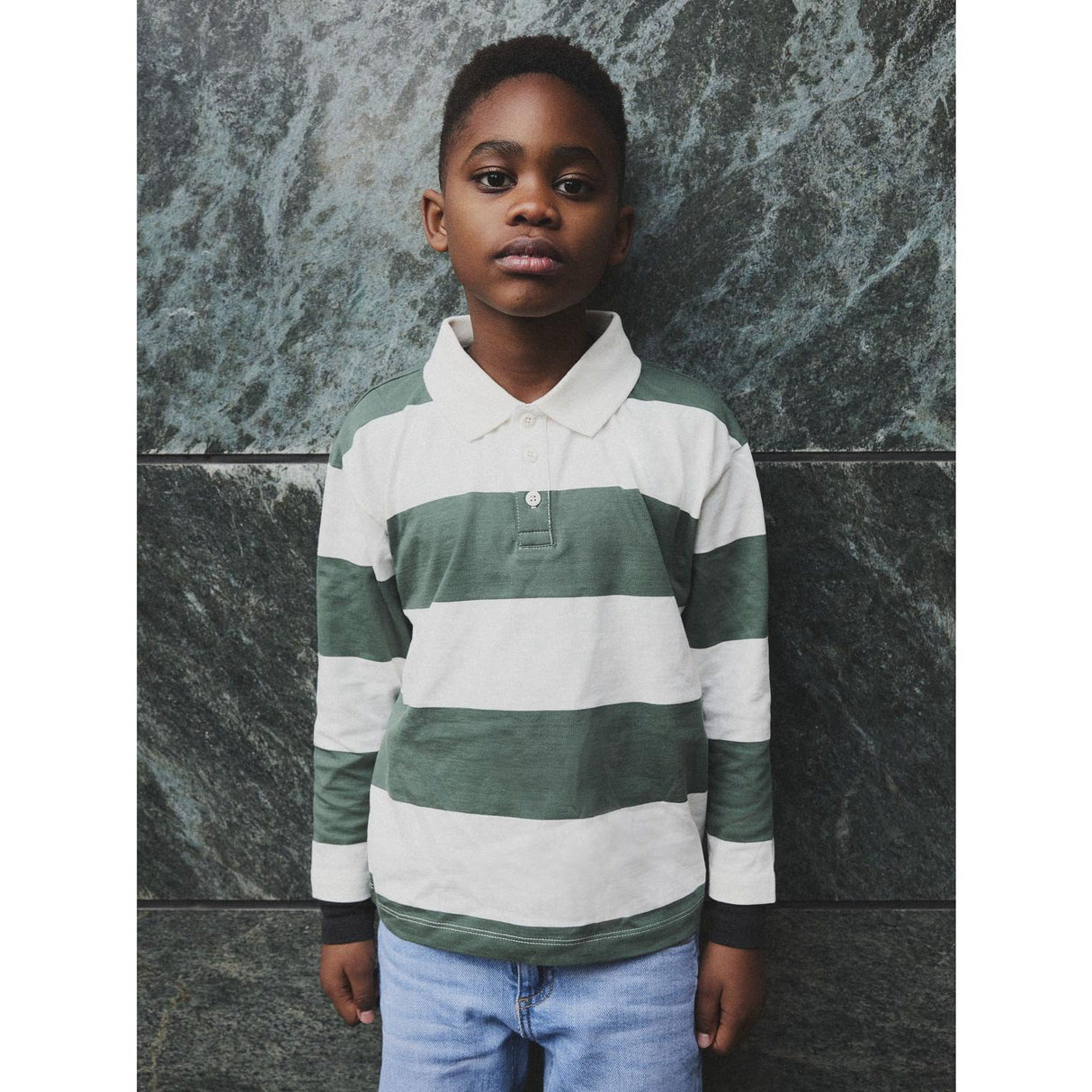 Name It Cloud Dancer Garden Topiary Nkmnutiva Ls Rlx Pikétröja