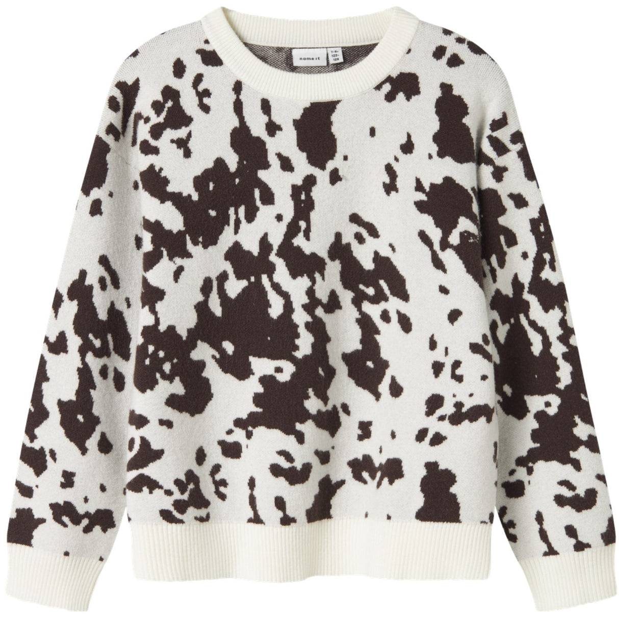 Name It Seal Brown Cow Nkforkide Ls Stickad Box