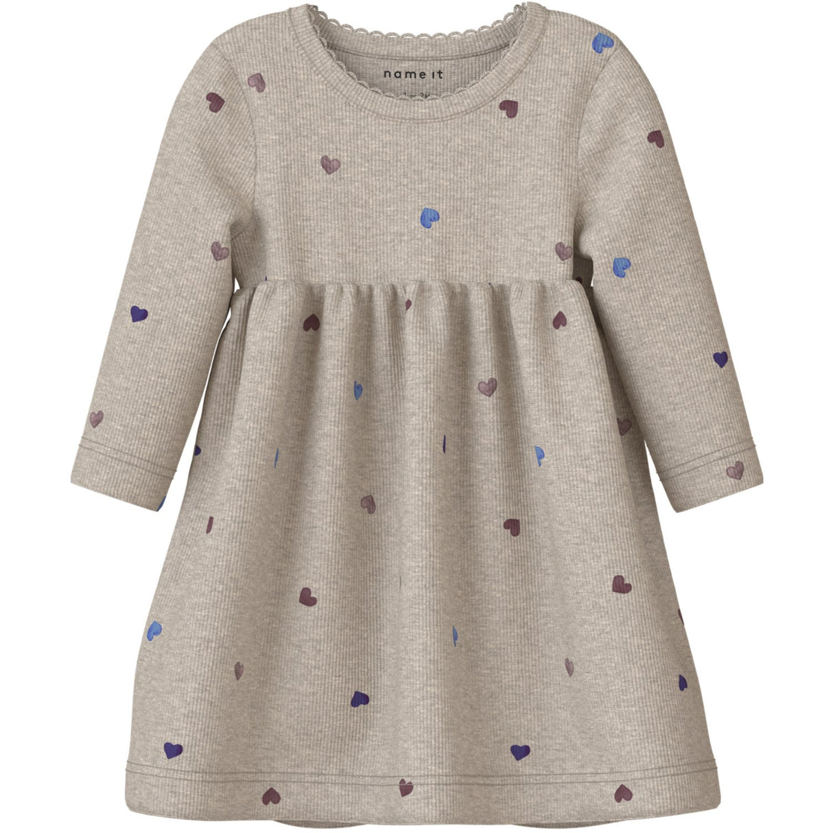 Name It Peyote Melange Nbfnutti Ls Klänning