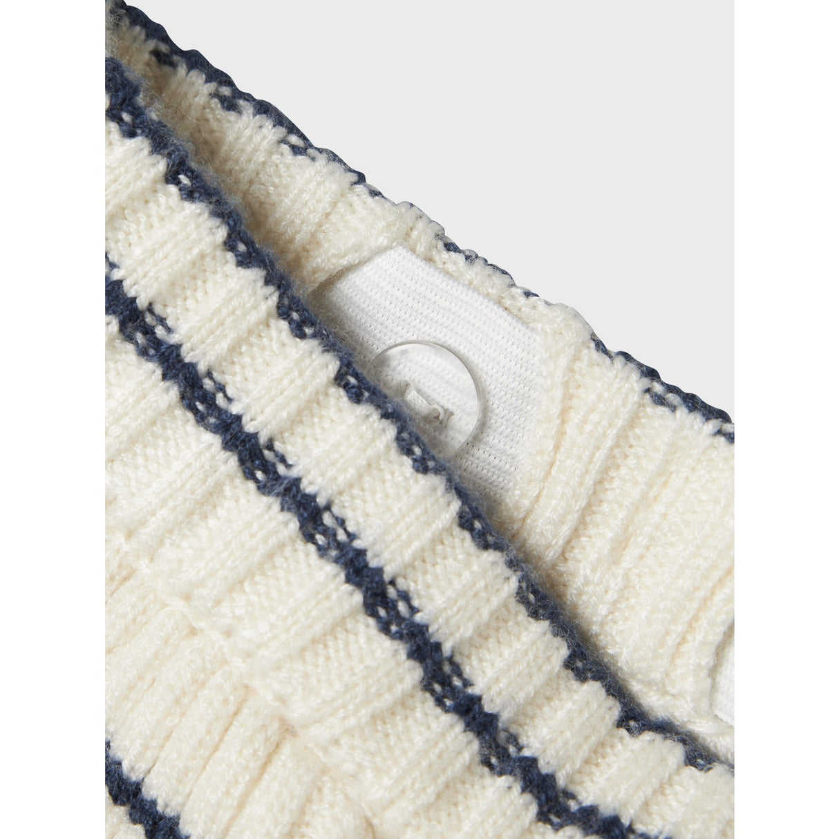 Name It Insignia Blue Cloud Dancer Nbmostripe Stickad Byxor