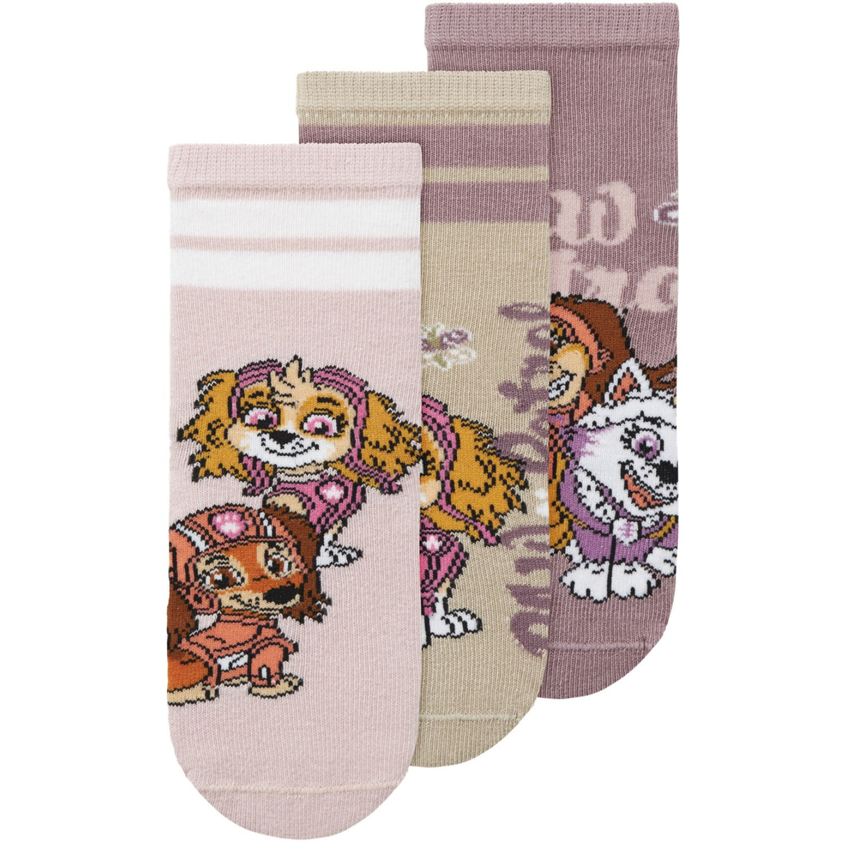 Name It Island Fossil Nmfsassa Paw 3-Pack Strumpor Cplg