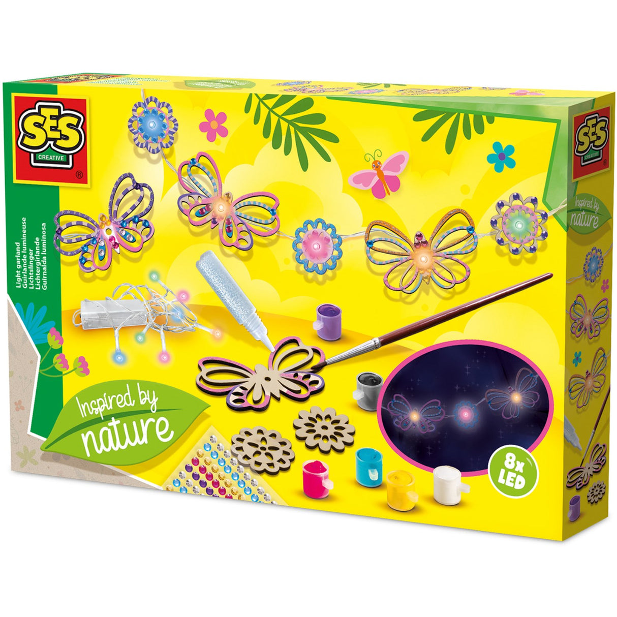 SES Creative Sträng Ljus Natur Design