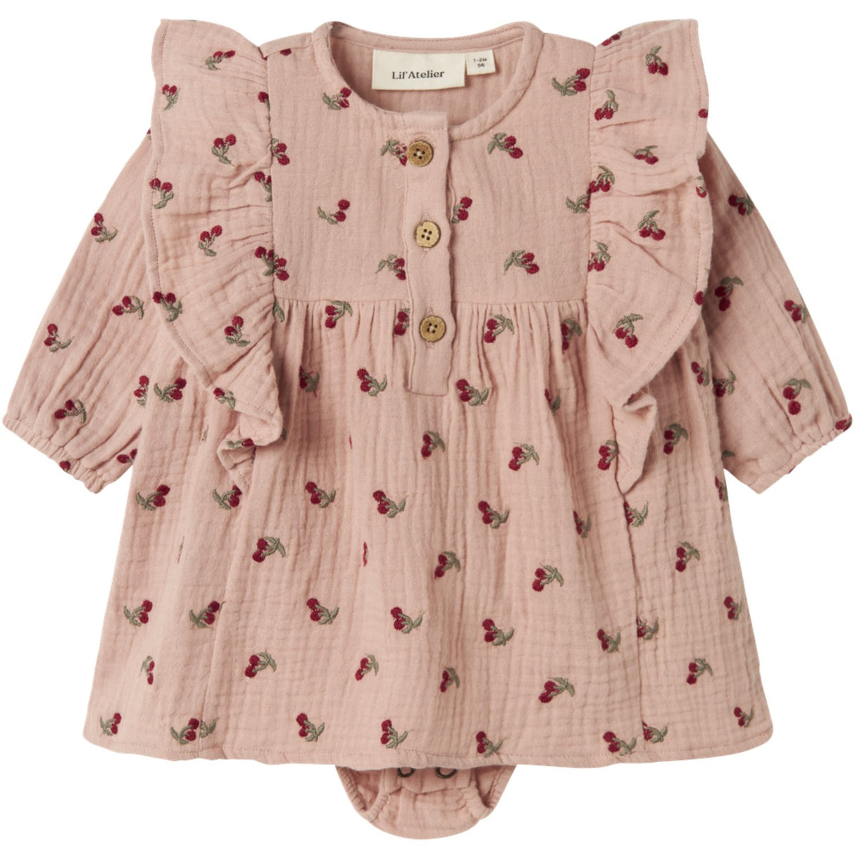 Lil'Atelier Misty Rose Nbfkoala Ls Loose Body Klänning Lil