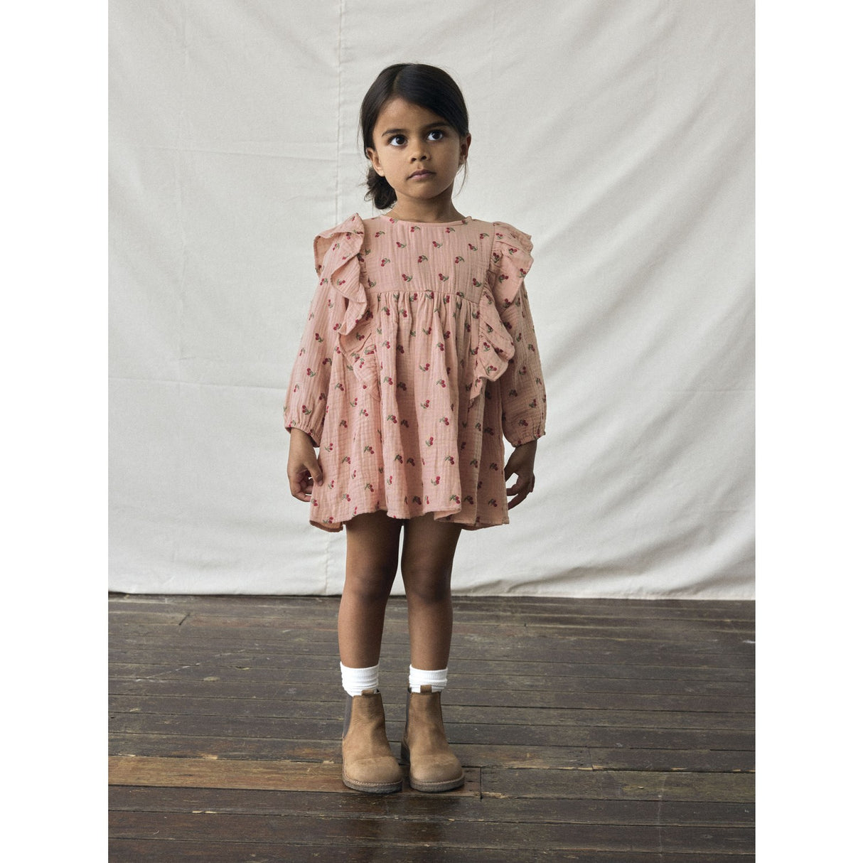 Lil'Atelier Misty Rose Nmfkoala Ls Loose Klänning Lil