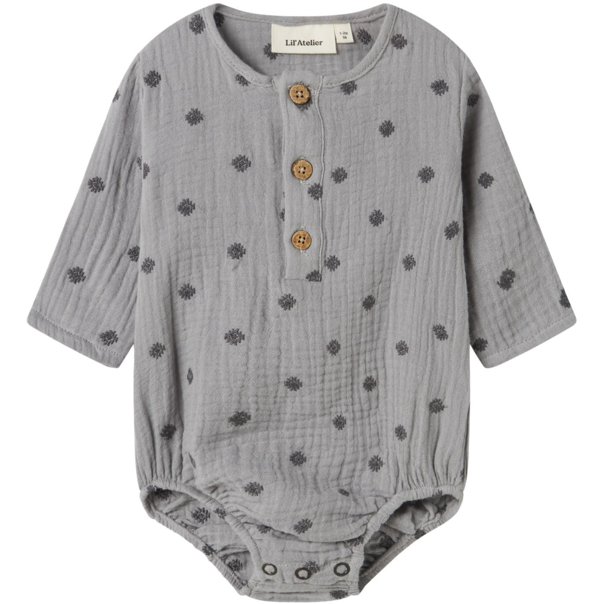Lil'Atelier Ultimate Grey Nbmkoala Ls Loose Skjorta Body Lil
