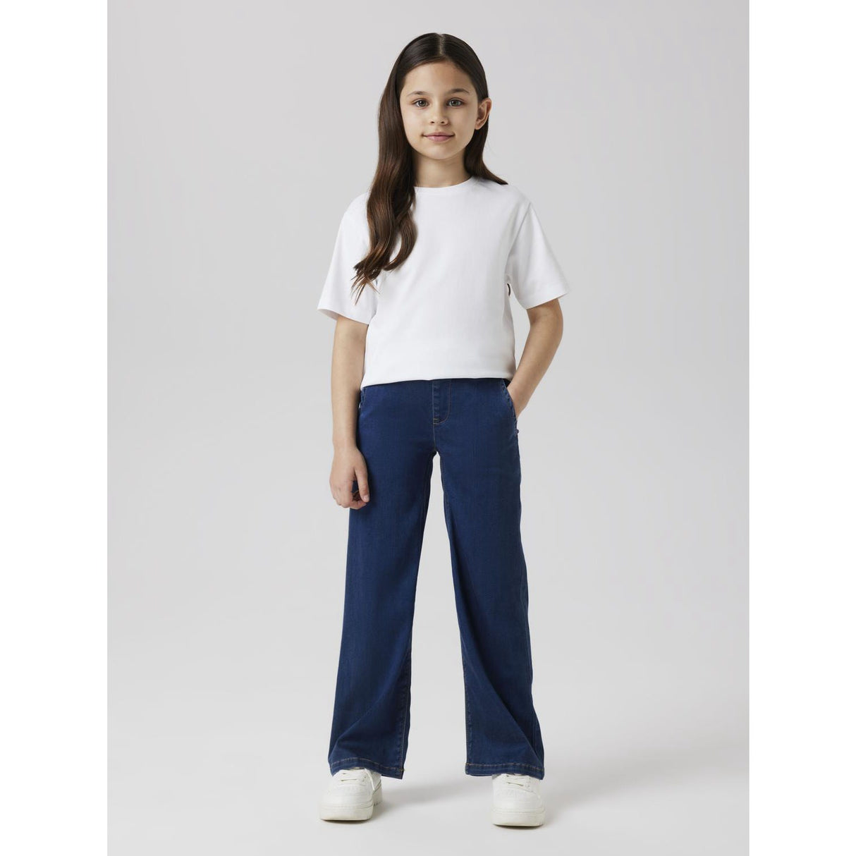 Name It Denim Blue Nkfsalli Wide Jeans 8293-To Noos