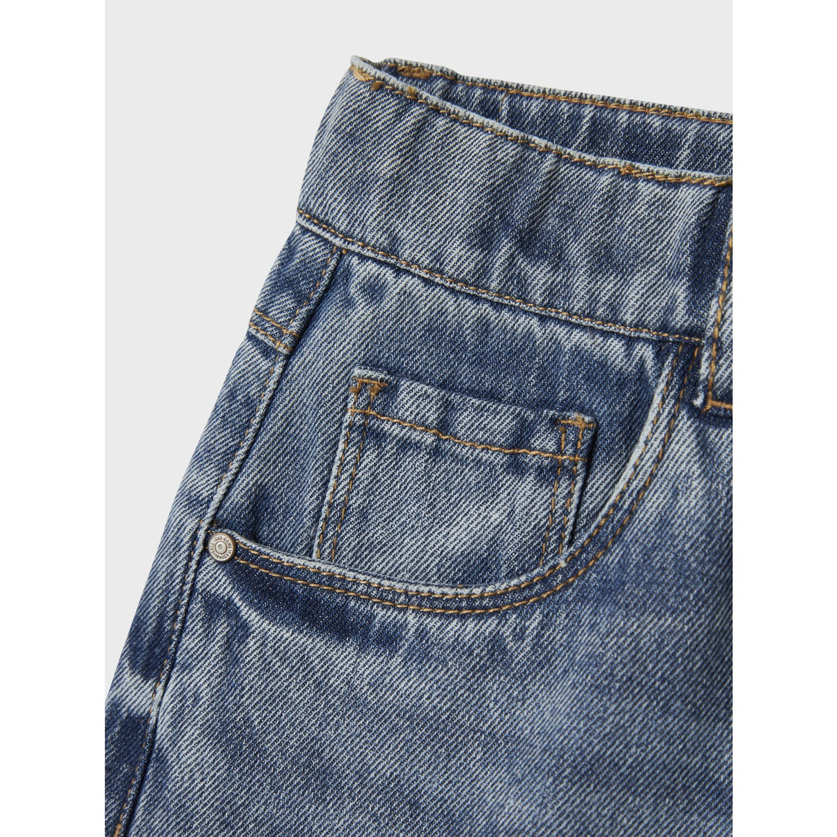 Name It Medium Blue Denim Nkfbella Skater Xwide Jeans 3111-Za Noos