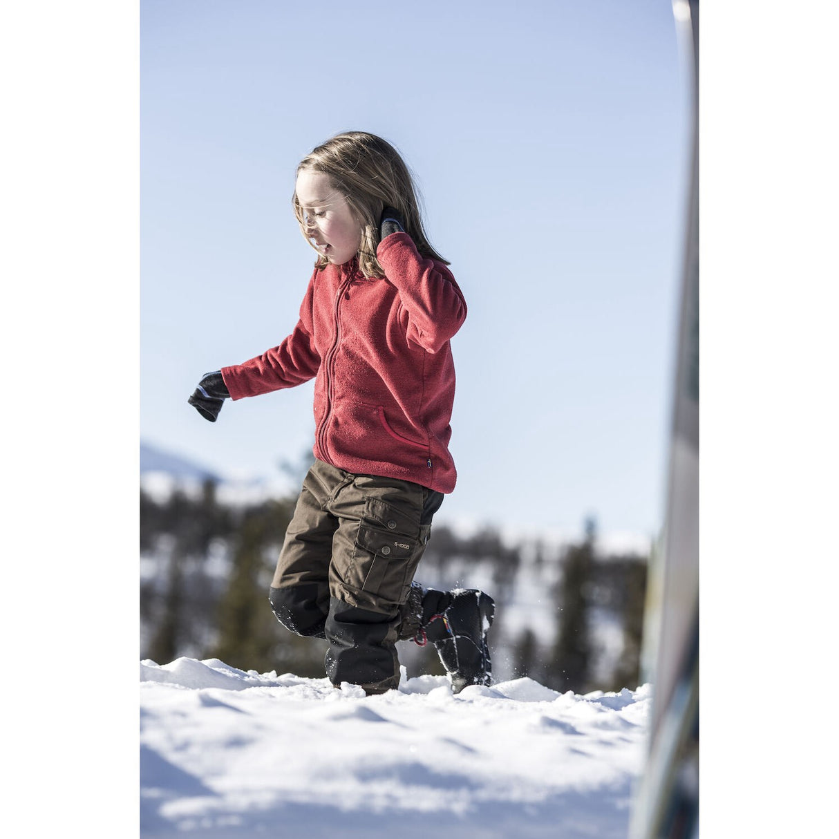 Fjällräven Deep Forest Kids Vidda Quiltad Trousers