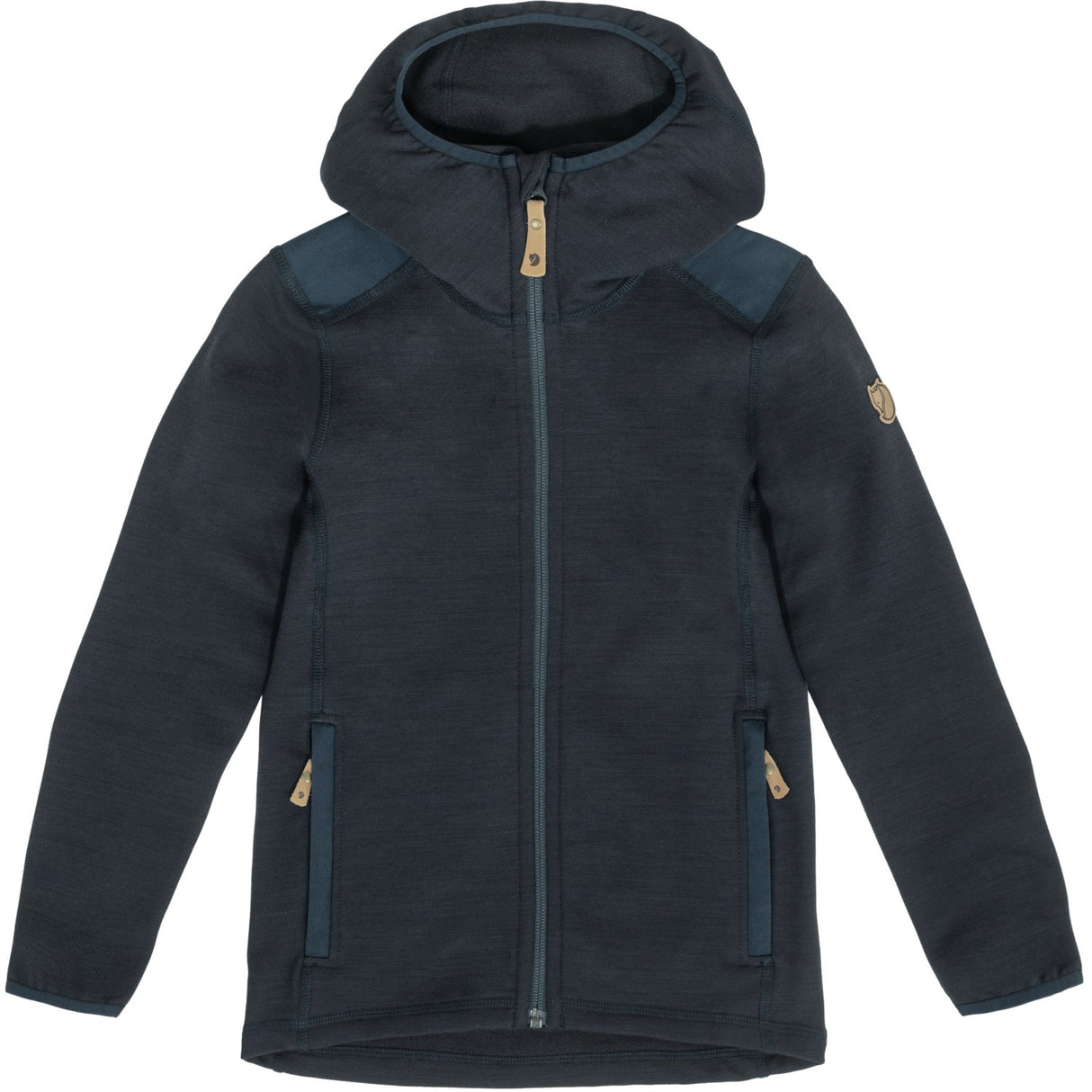 Fjällräven Dark Navy Kids Keb Fleece Hoodies