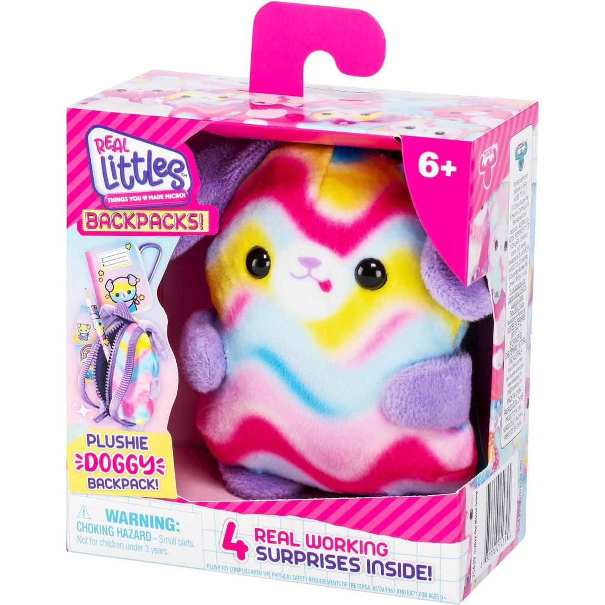Real Littles Ryggsäck Plysch Hund