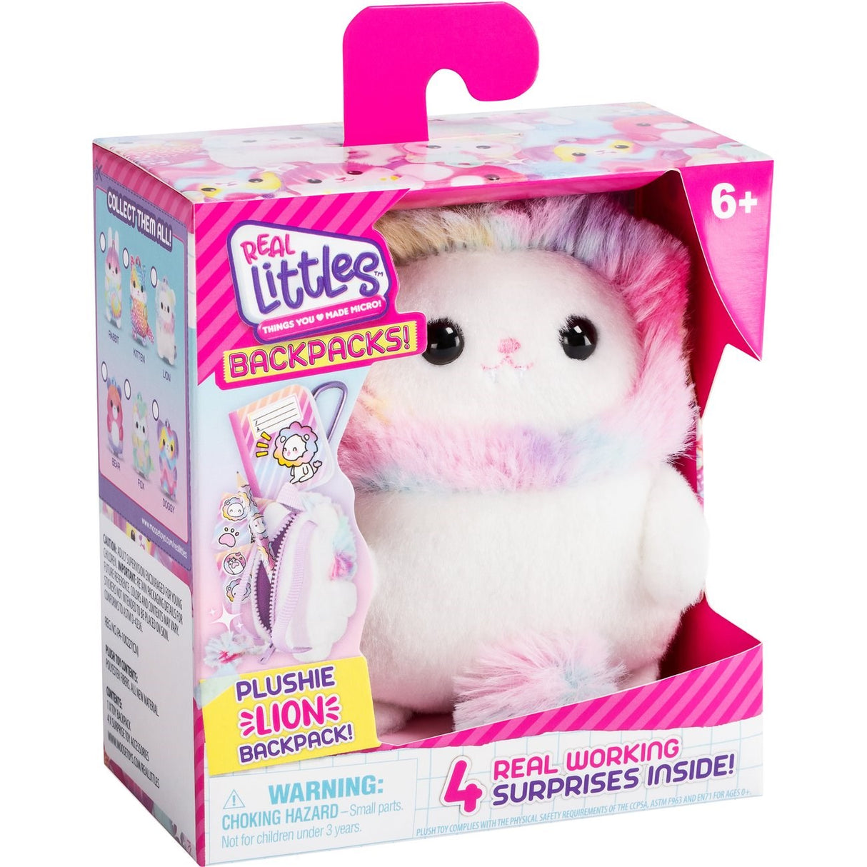 Real Littles Ryggsäck Plysch Lion