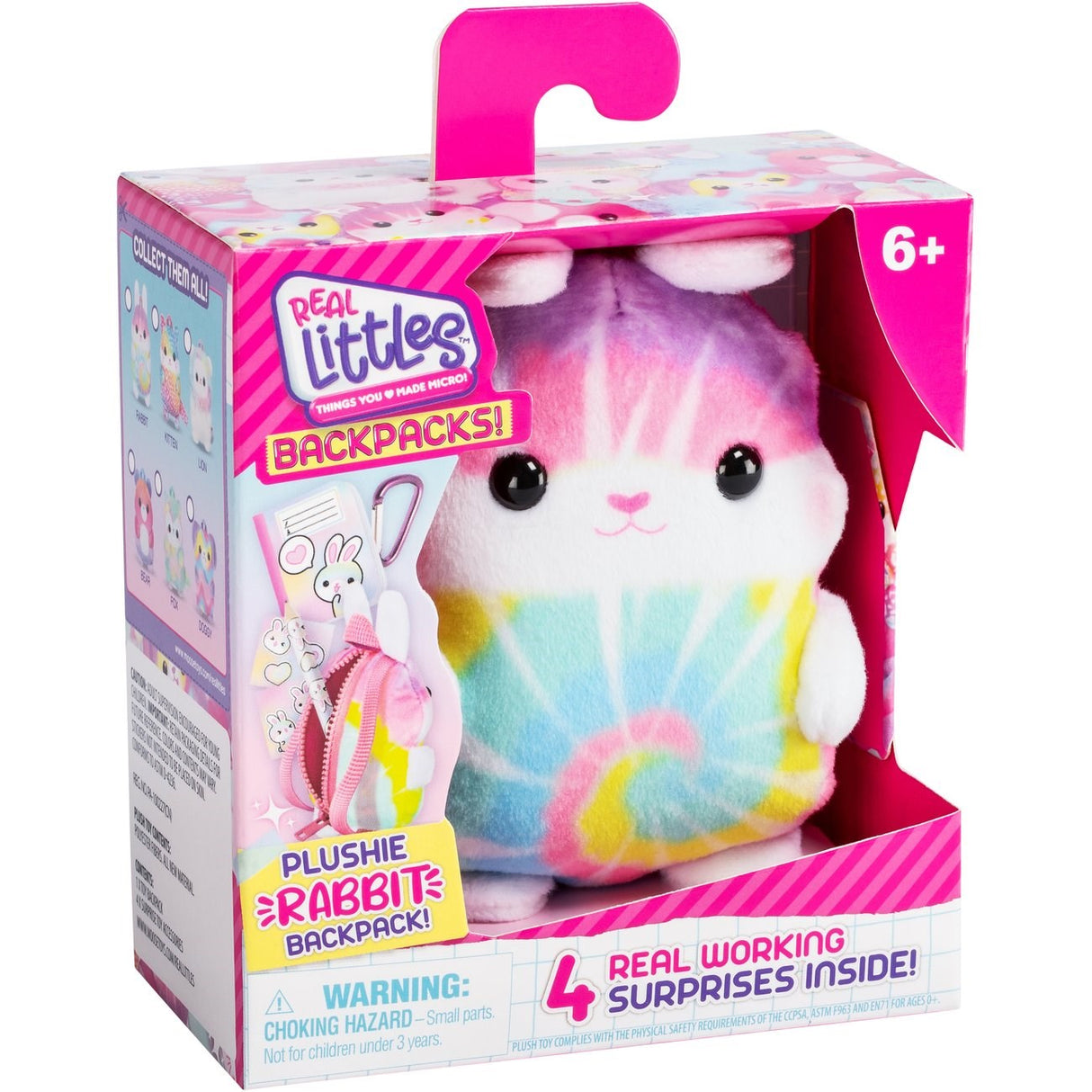 Real Littles Ryggsäck Plyschkanin