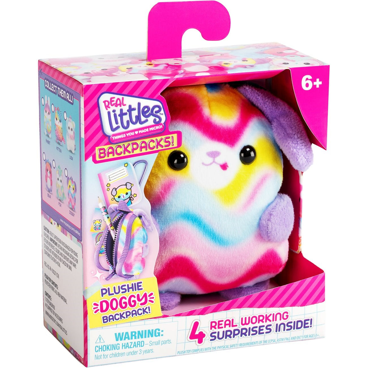 Real Littles Ryggsäck Plysch Hund