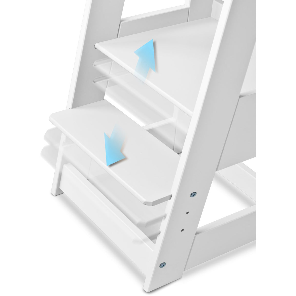 tiSsi® White Laquer Felix Lärande Torn Massiv Bok