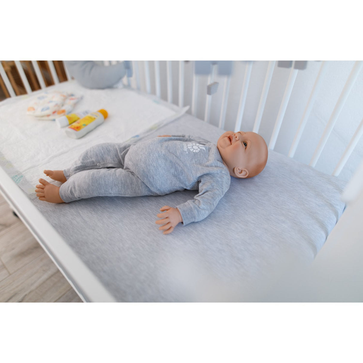 tiSsi® White Laquer Hajo Barneseng Massiv Bok