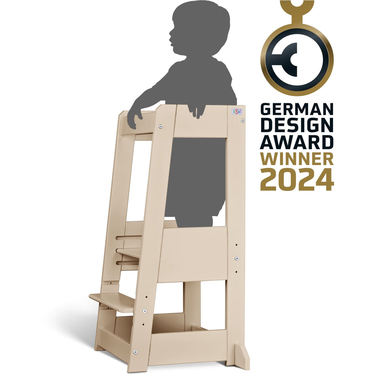 tiSsi® Cashmere Lak Felix Lärande Torn Massiv Bok