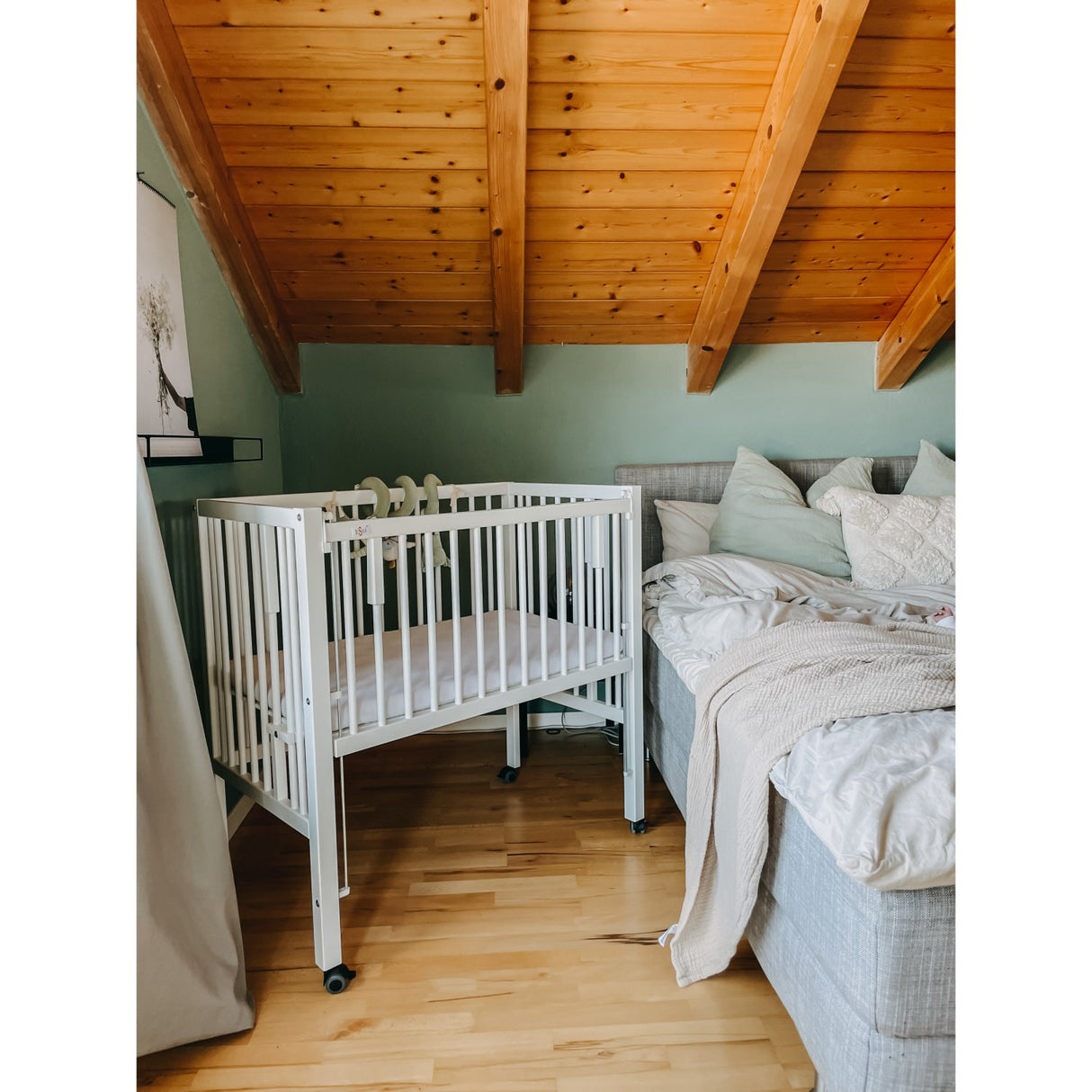 tiSsi® White Laquer Maxi Barneseng Massiv Bok