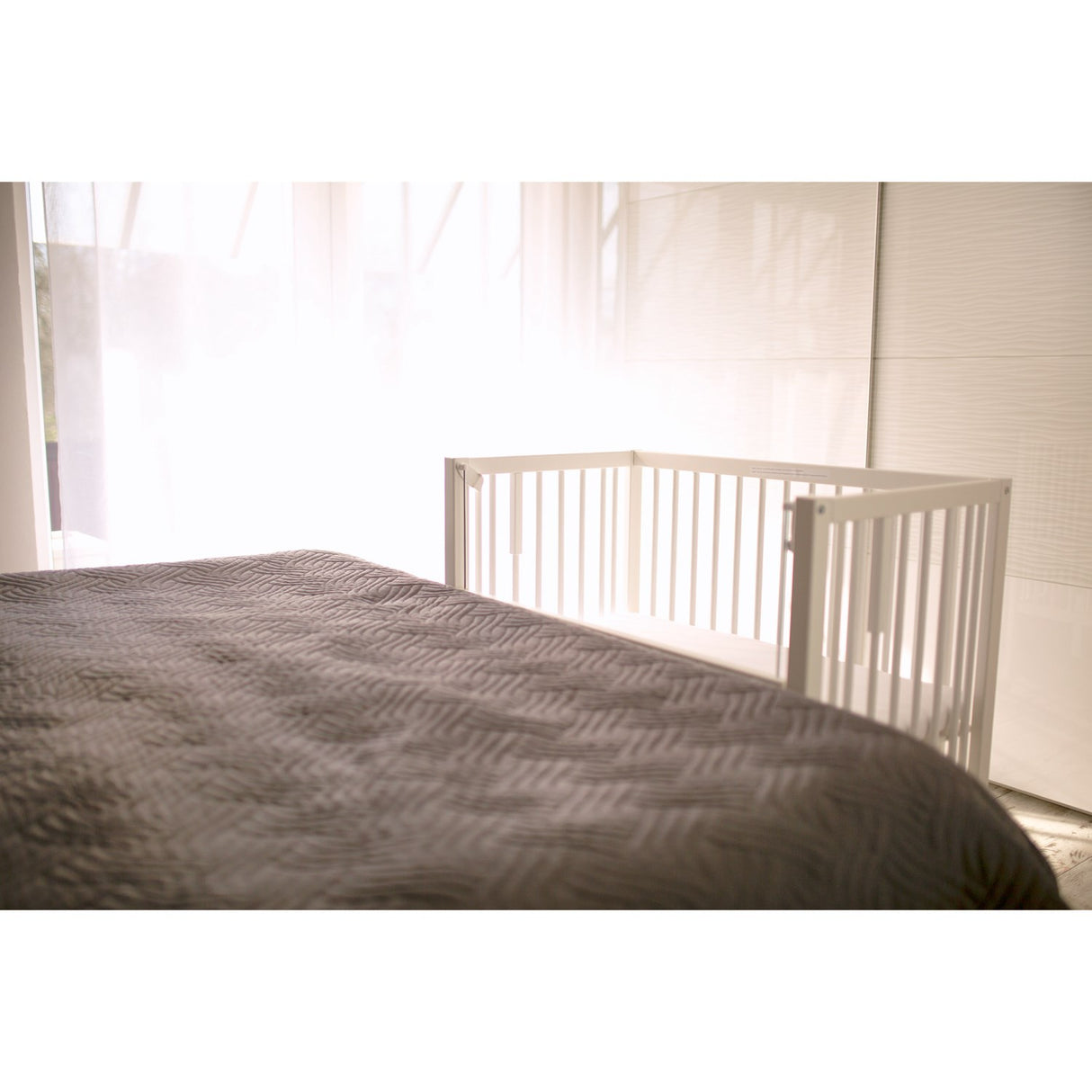 tiSsi® White Laquer Sophie Barneseng Massiv Bok