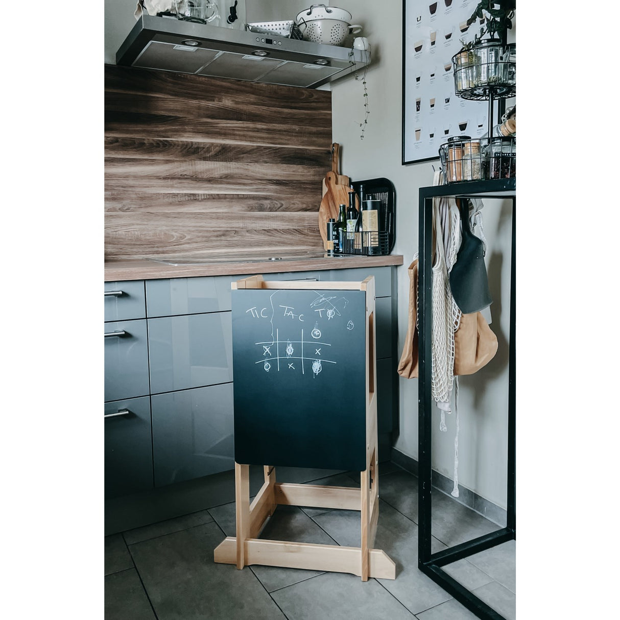 tiSsi® Black Felix Sort Tavle Til Lärande Torn Felix