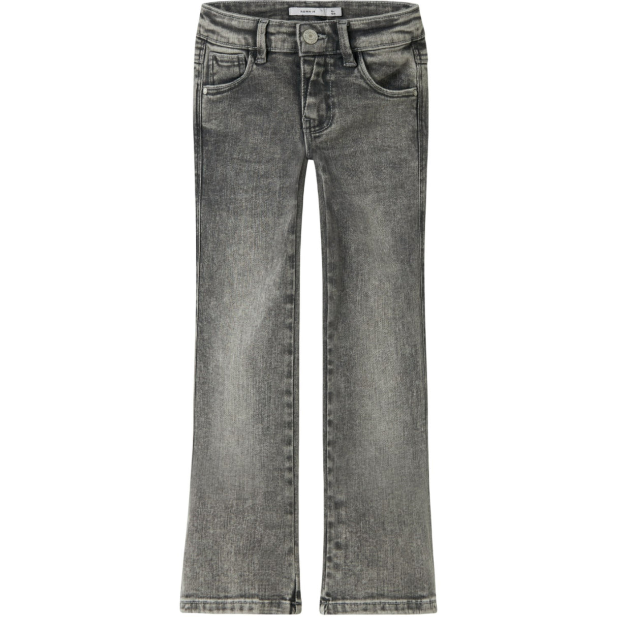 Name It Light Grey Denim Nkfpolly Skinny Stövlar Jeans 1142-Au Noos