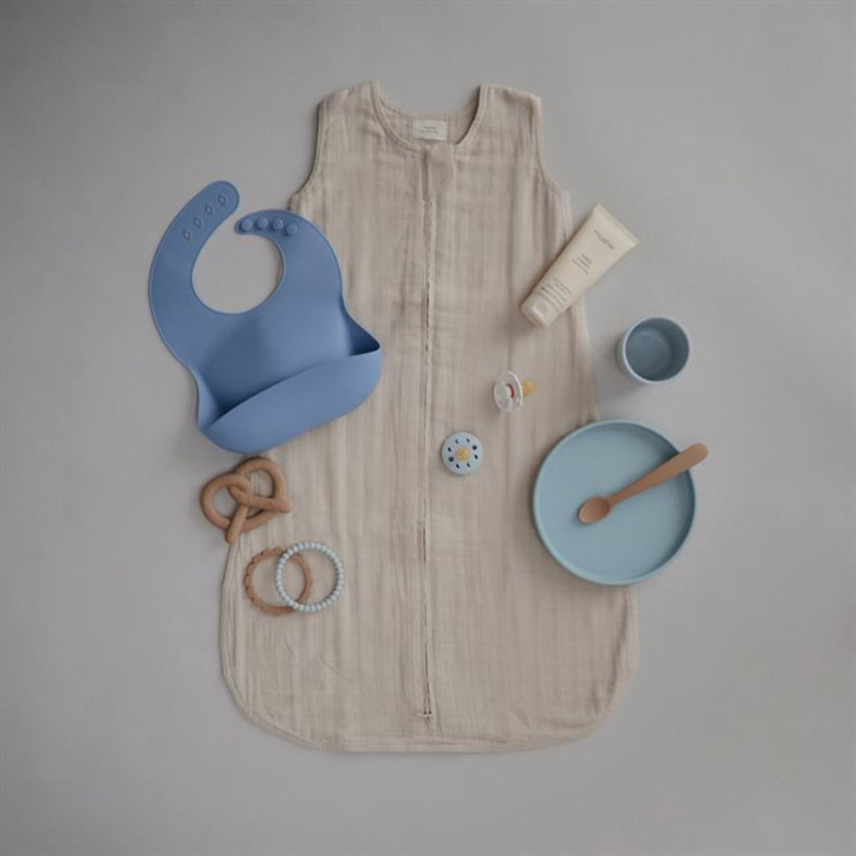 Mushie Fog Muslin Sleep Väska