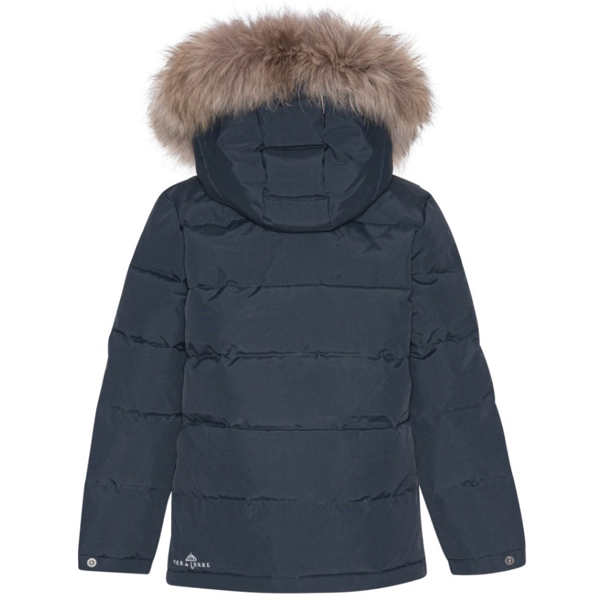 Ver De Terre 600 Navy Down Jacka W/Fur