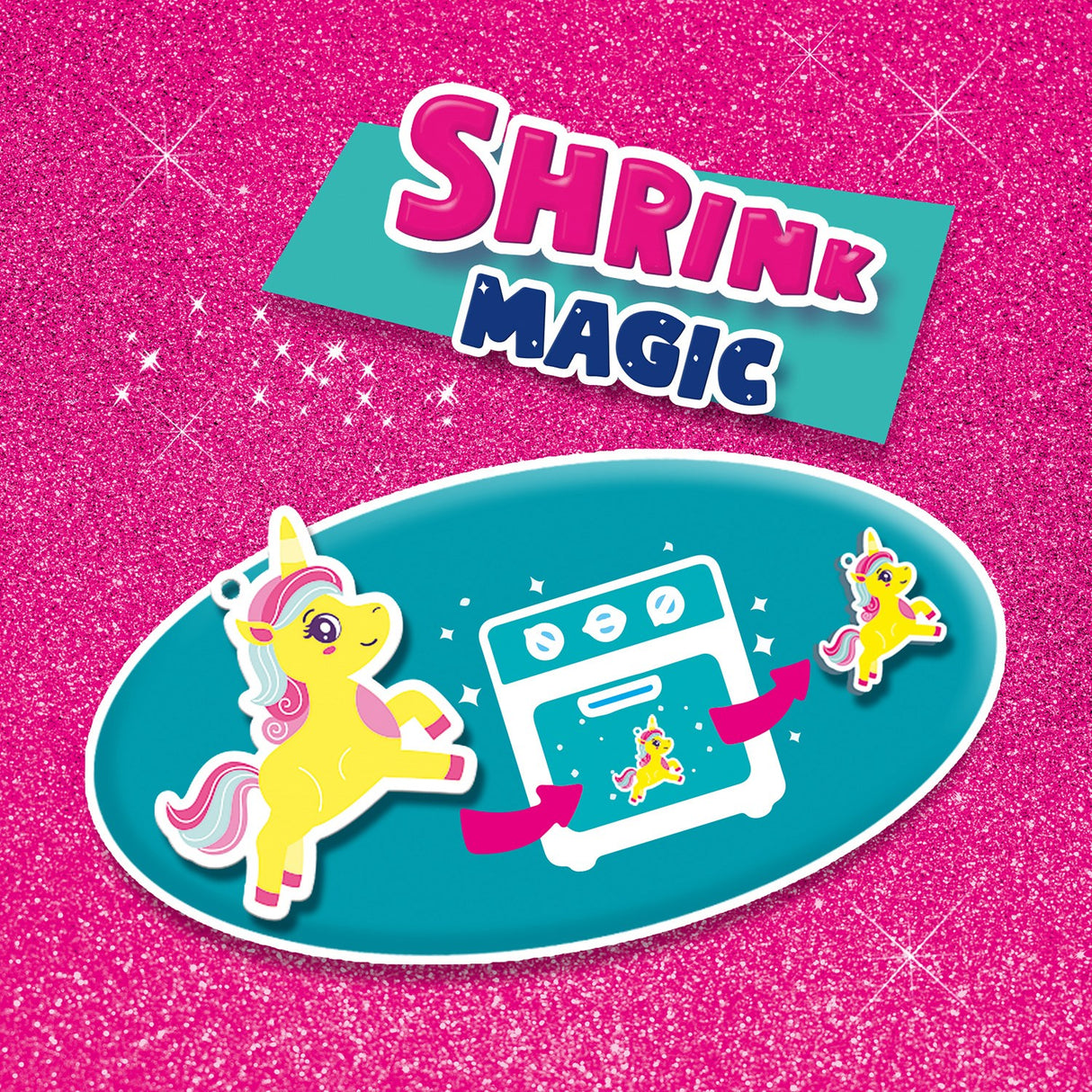 SES Creative Krymp Plast Enhörning Armband