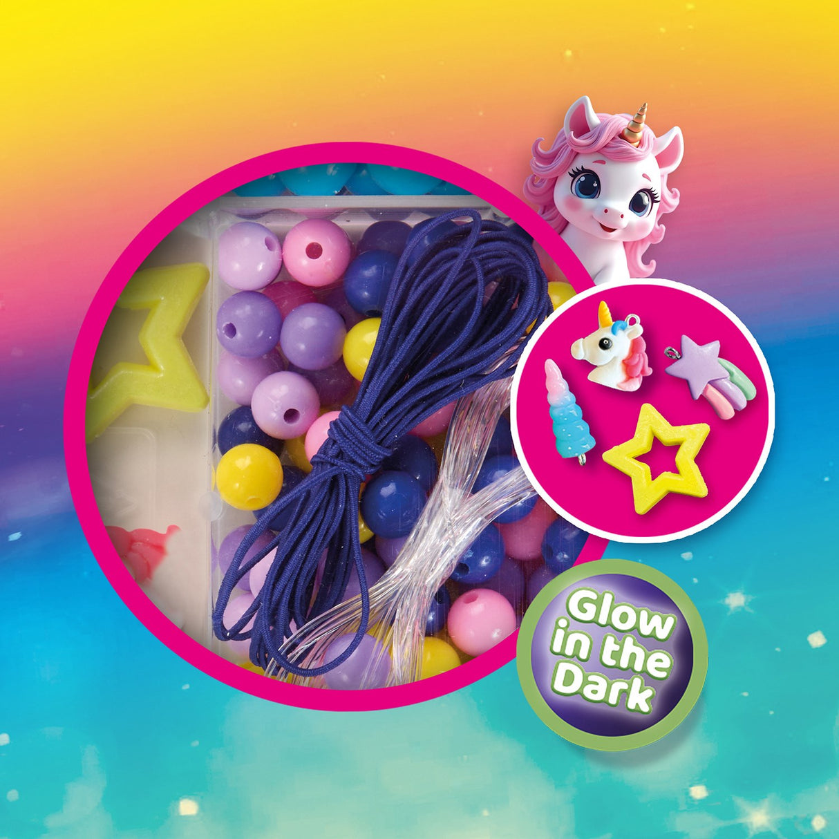 SES Creative Smycken Set Galax Pärlor