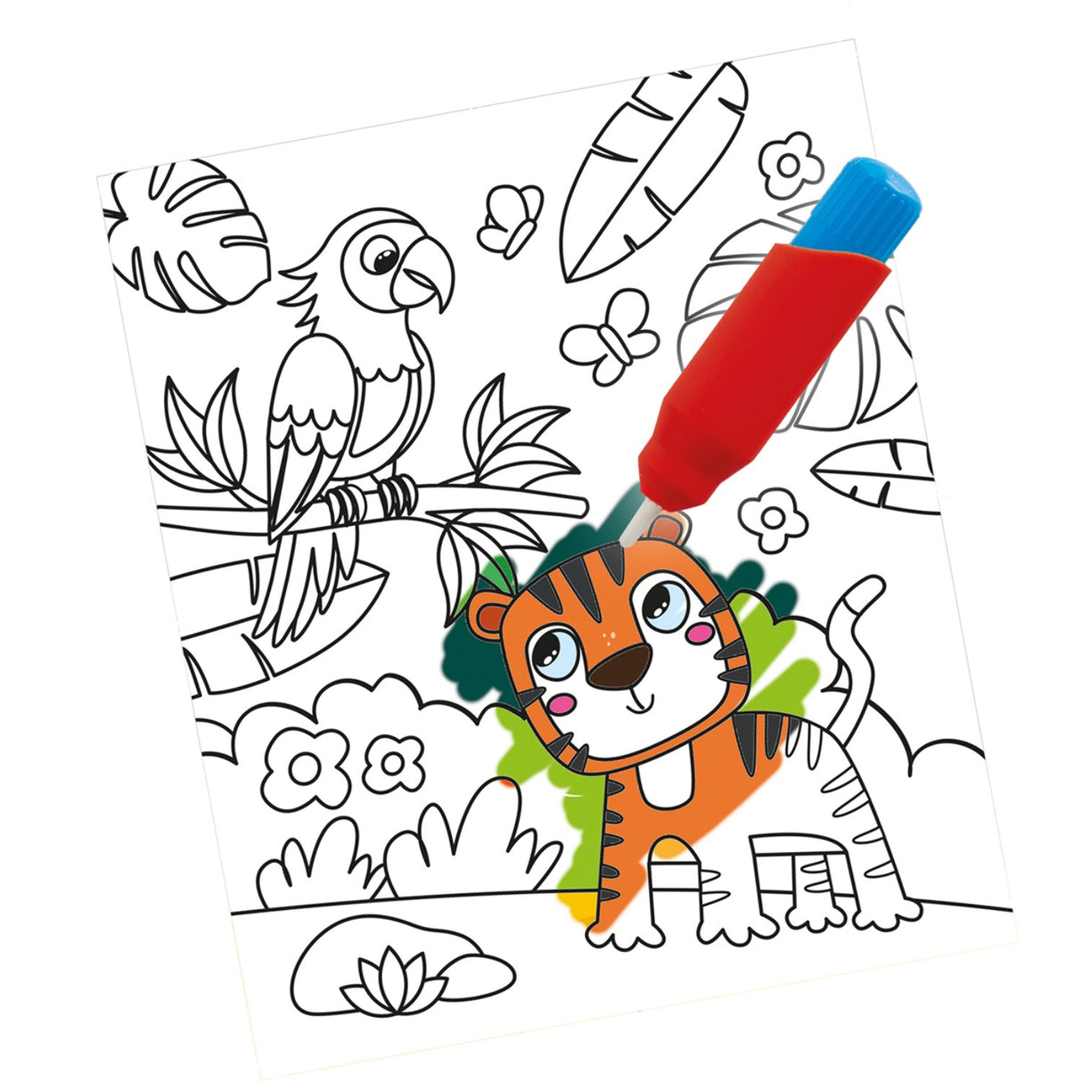 SES Creative Färgläggning Med Vatten Resa Målarbok