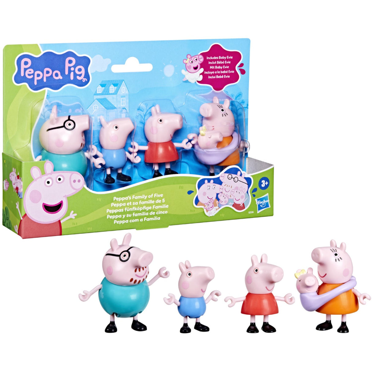 Peppa Pig Familie 5 Pakke