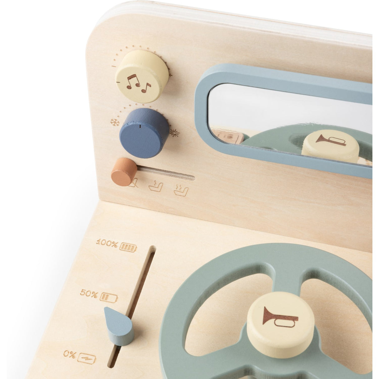 Sebra Wooden Activity Panel Bil