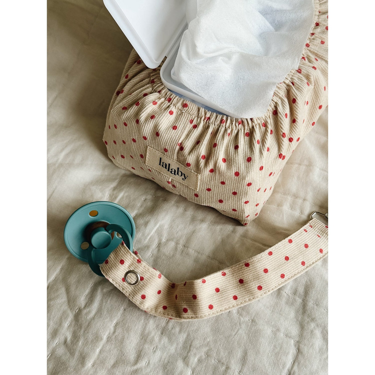 Lalaby Napp Clip Red Dot