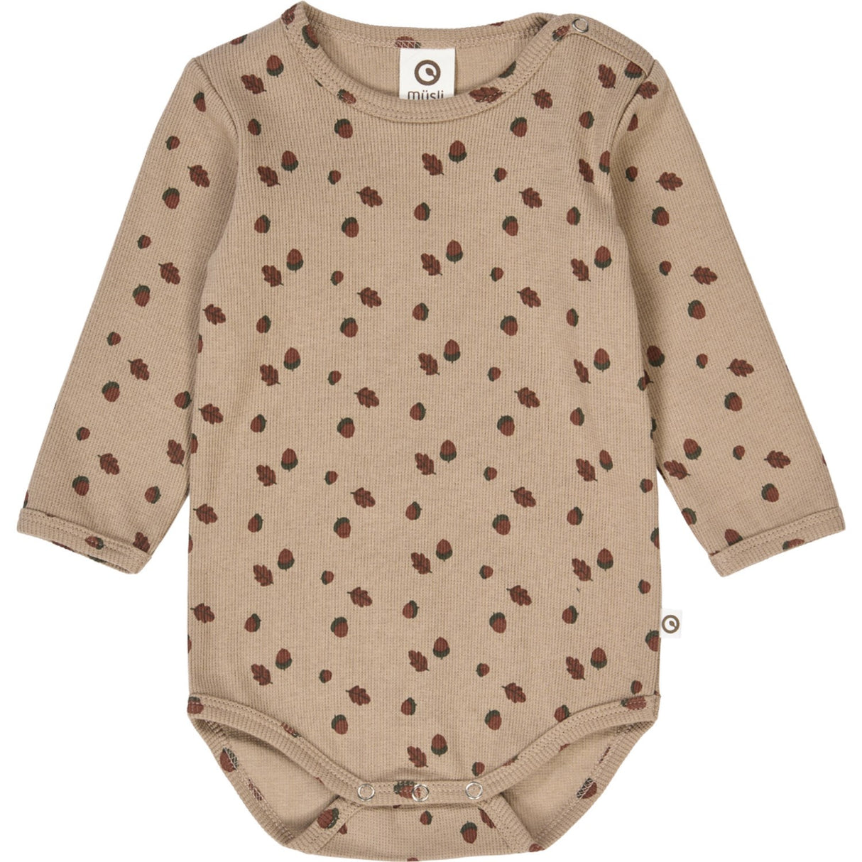Müsli Beige/ Root/ Deep Green Acorn L/S Body