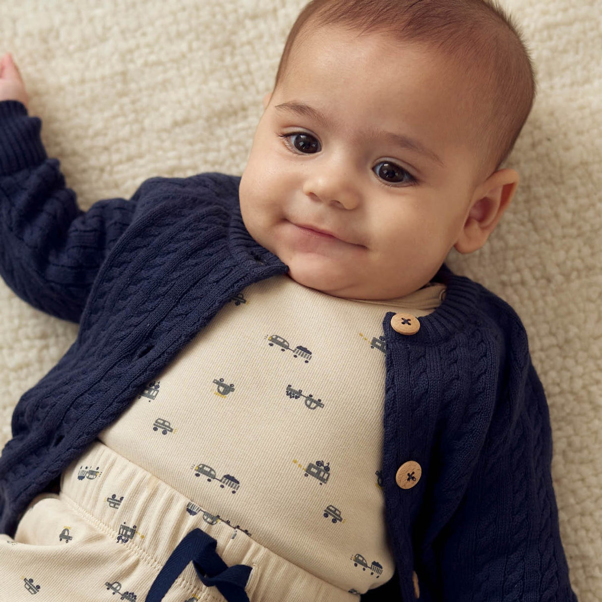 Müsli Oak/ Moss/ Stormy Blue Auto L/S Body