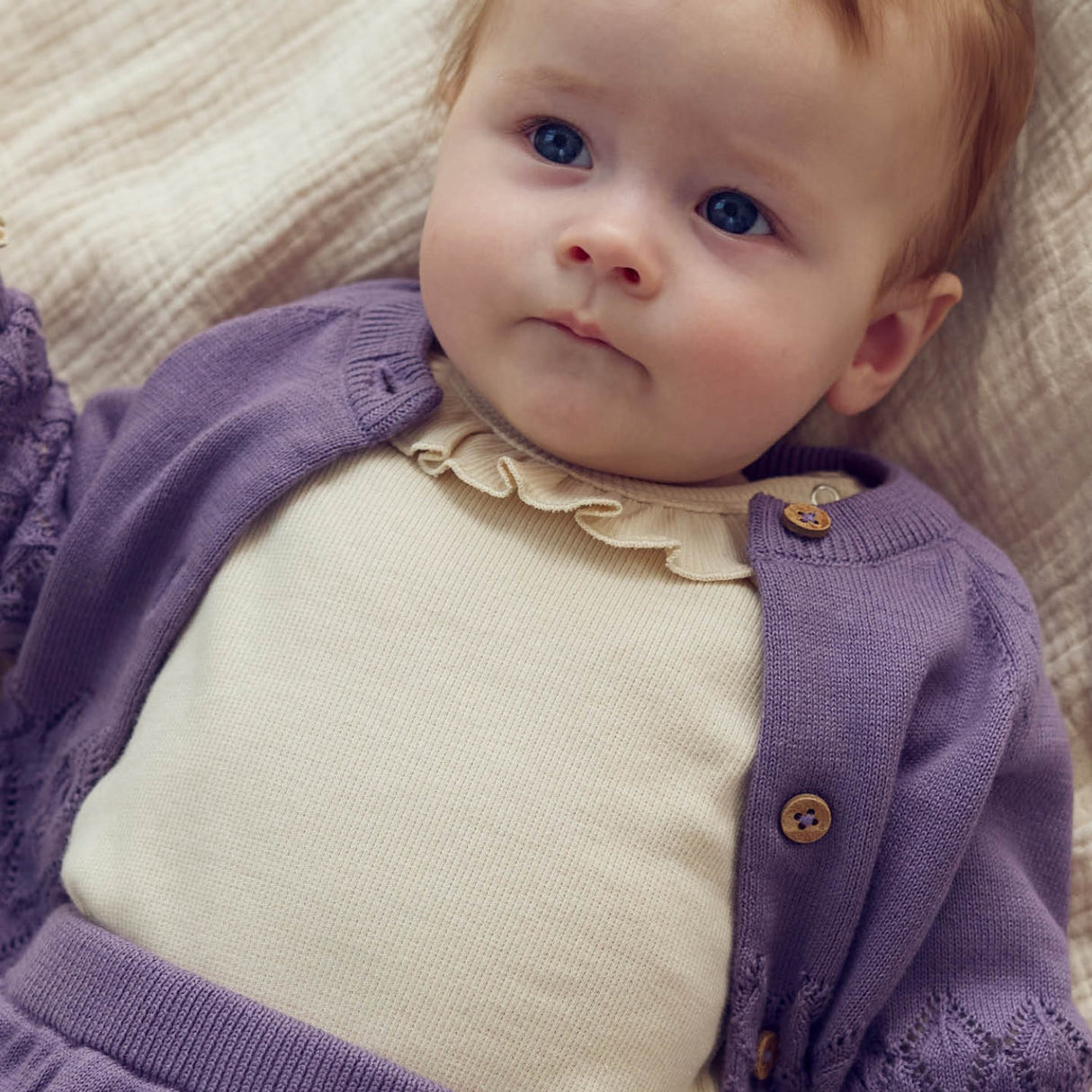 Müsli Oak Cozy Me Rib Frill Krage L/S Body