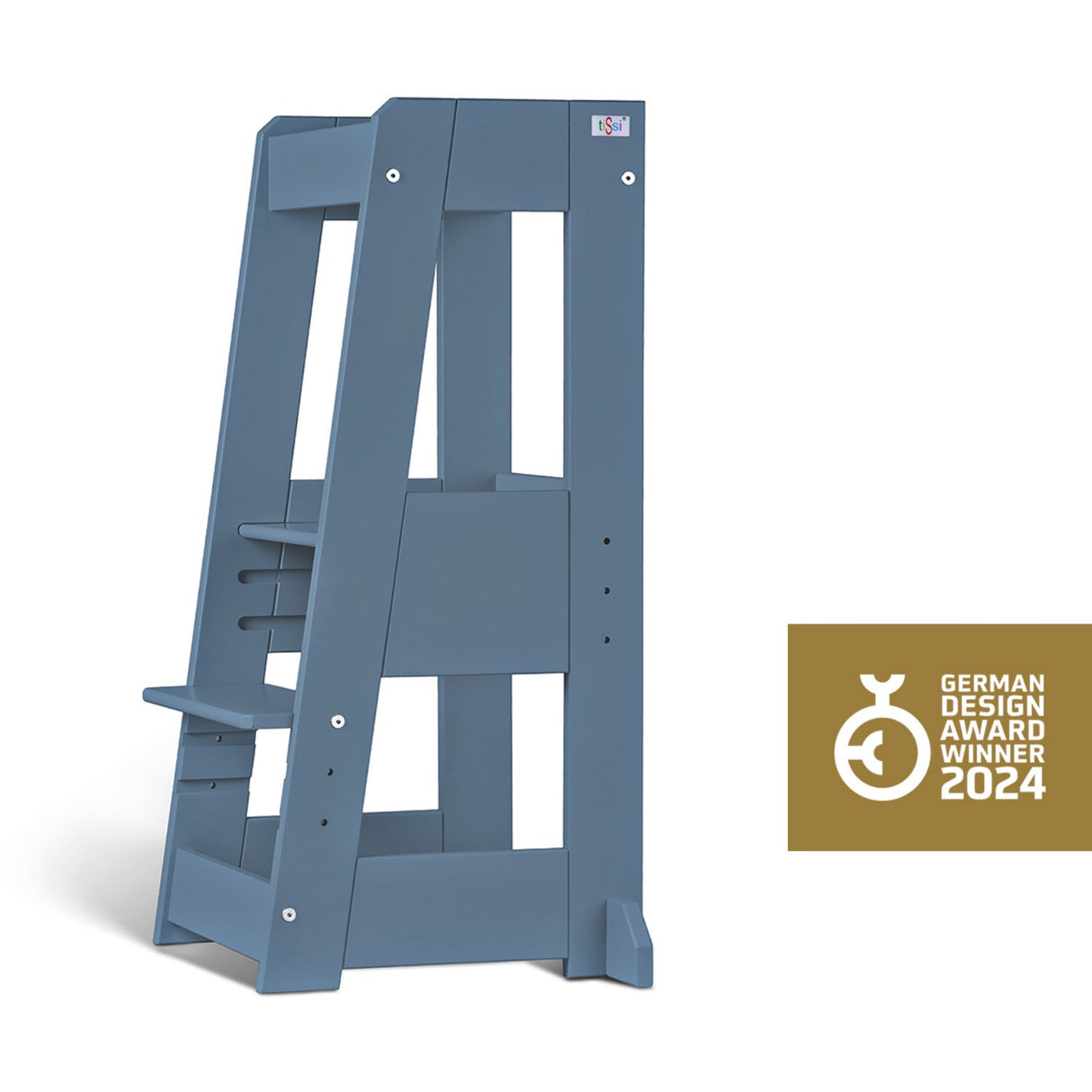 tiSsi® Dove Blue Laquer Felix Lärande Torn Massiv Bok