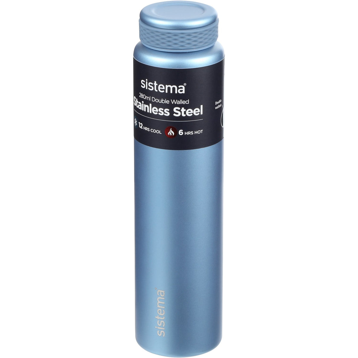 Sistema Peace Blue Stainless Steel Dricksburk 280 Ml