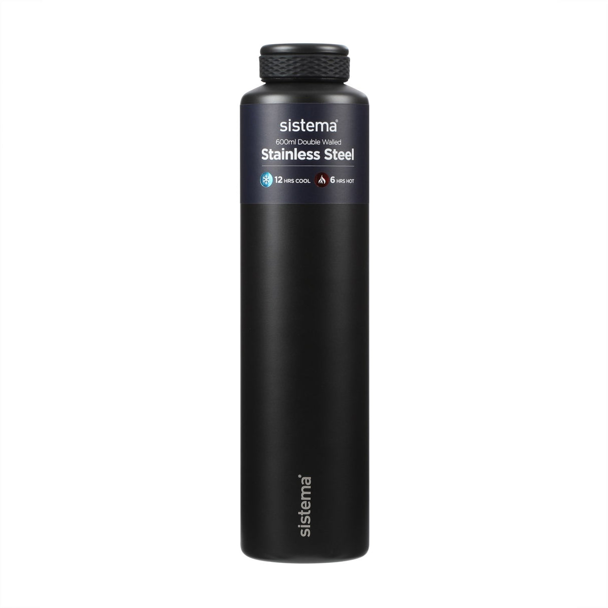 Sistema Black Stainless Steel Dricksburk 600 Ml