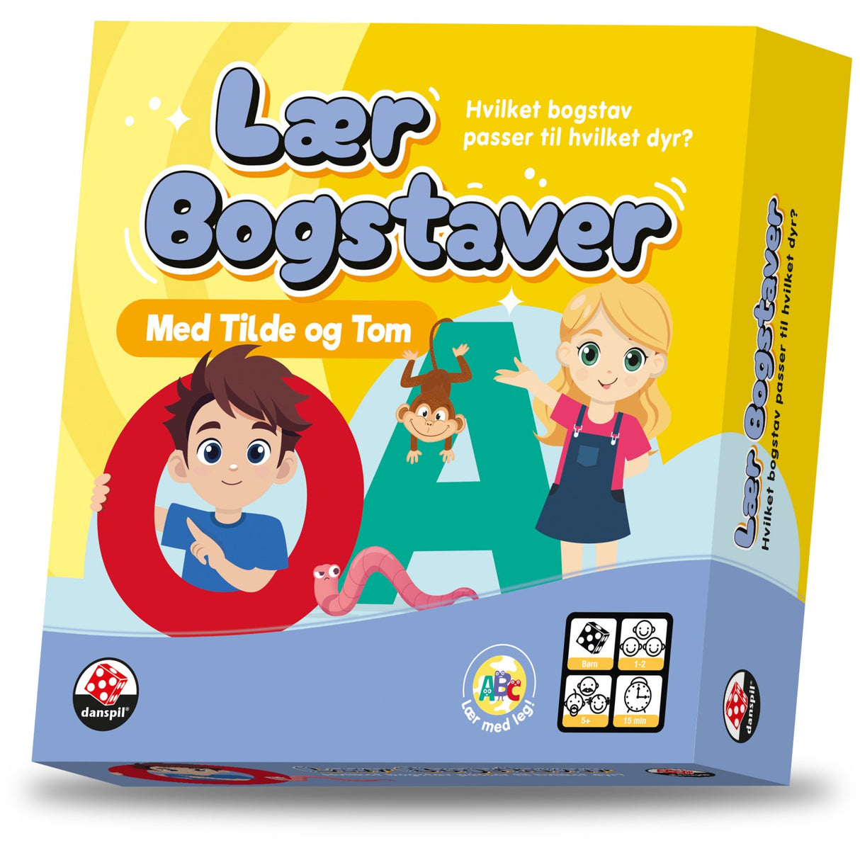 Danspil Lär Bokstäver